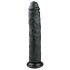 Easytoys - Dildo ventouse extra grand (28,5cm) - noir