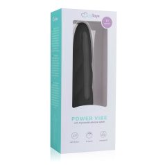 Easytoys Power Vibe - vibromasseur spirale silicone (noir)