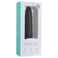   Easytoys Power Vibe - vibromasseur bâton torsadé silicone noir