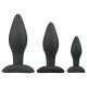 Easytoys Rocket - Ensemble de plugs anaux - Noir (3 pièces)