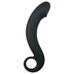 EasyToys Curved Dong - dildo anal silicone (noir)