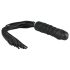 Easytoys Flogger - Fouet et Gode en Silicone Intégrés (Noir)