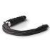 Easytoys Flogger - Fouet et Gode en Silicone Intégrés (Noir)