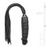 Easytoys Flogger - Fouet et Gode en Silicone Intégrés (Noir)