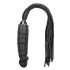 Easytoys Flogger - Fouet et Gode en Silicone Intégrés (Noir)