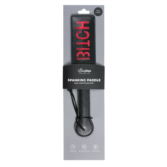 Easytoys Bitch - paddle en simili cuir noir