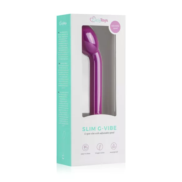 Easytoys - Vibromasseur point G slim - silicone violet