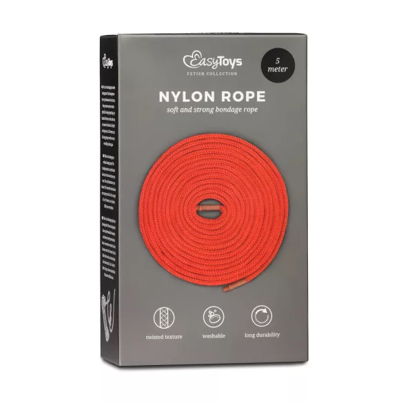 Corde de bondage Easytoys (5 m, rouge)