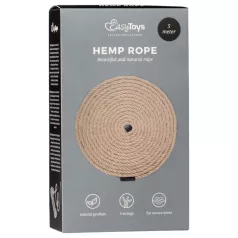   Easytoys Corde de bondage en chanvre (5 m, couleur naturelle)