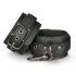 Easytoys - menottes en simili cuir (noir)
