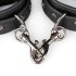 Easytoys - menottes en simili cuir (noir)