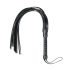 Easytoys Flogger - fouet en cuir synthétique doux (noir)