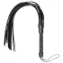Easytoys - Flogger fouet doux - simili cuir noir
