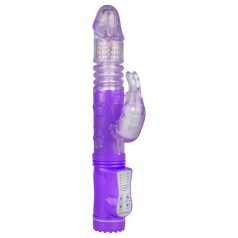   Easytoys Bunny - vibromasseur rabbit rotatif et va-et-vient - silicone violet