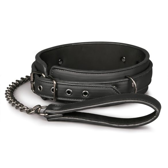 Easytoys - collier et laisse fétiche (noir)