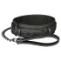 Easytoys - collier fétiche avec laisse - cuir noir