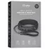 Easytoys - collier fétiche avec laisse - cuir noir