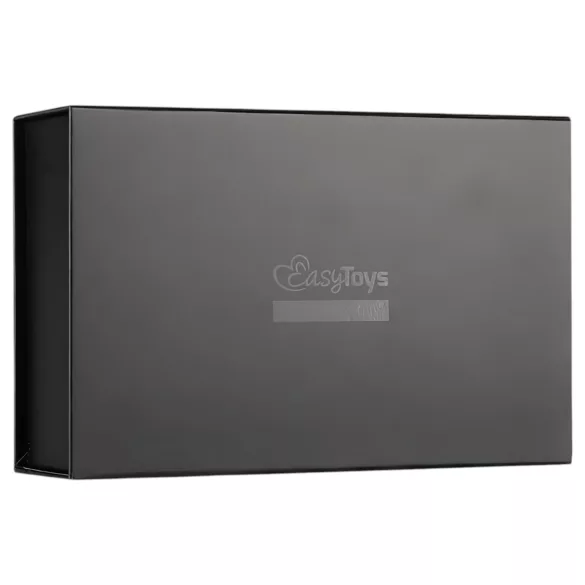 Easytoys - collier fétiche avec laisse - cuir noir
