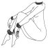Easytoys - Ensemble collier, menottes et entraves (noir)