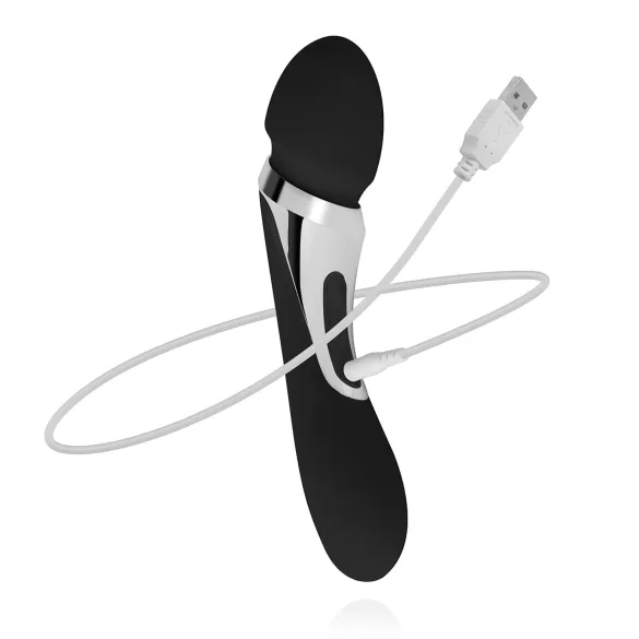 Sway No.1 - vibromasseur wand 2 en 1 rechargeable - noir
