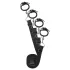 EasyToys - Kit d’attaches pour lit (noir)