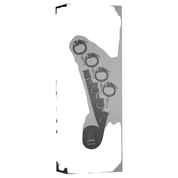 EasyToys - Kit d’attaches pour lit (noir)