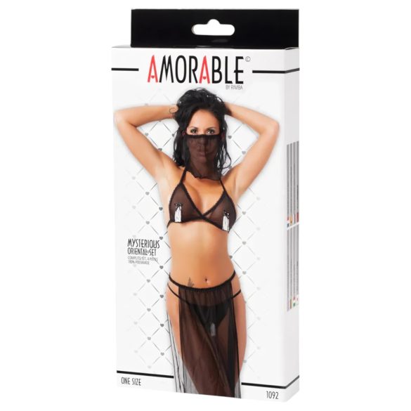 Amorable - costume danse orientale - noir - S-L