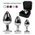 Rimba XS - plug anal métallique avec pierre transparente (argent)
