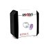Rimba XS - Plug anal argent, orné de pierres violettes