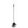 Rimba - Cravache en silicone avec main - 40 cm (noir)