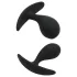 Rimba Copenhagen - kit de plugs anaux (noir, 2 pcs)