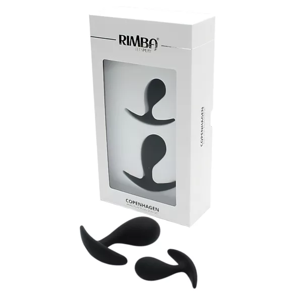 Rimba Copenhagen - kit de plugs anaux (noir, 2 pcs)