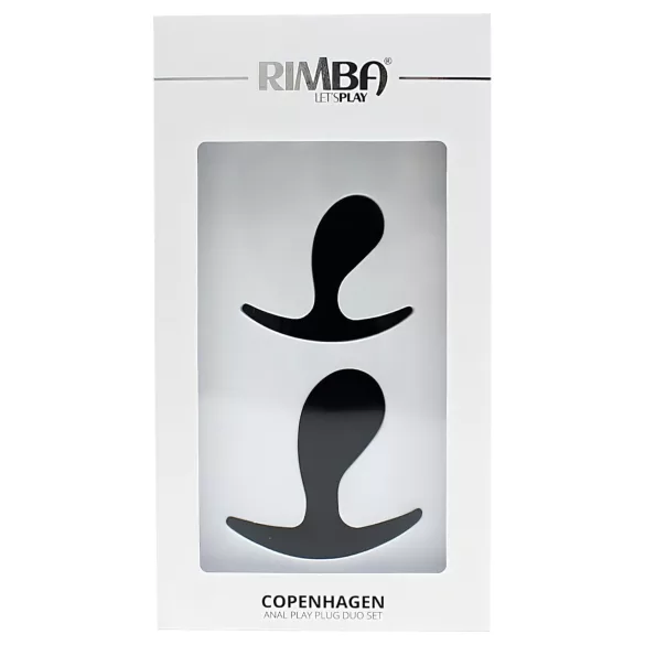 Rimba Copenhagen - kit de plugs anaux (noir, 2 pcs)