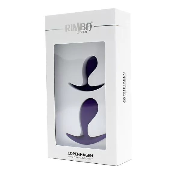 Rimba Copenhagen - set de plugs anaux (violet, 2 pcs)
