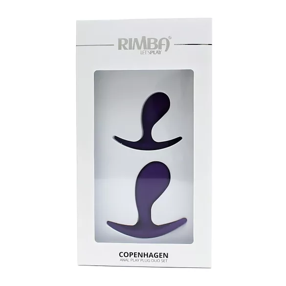 Rimba Copenhagen - set de plugs anaux (violet, 2 pcs)
