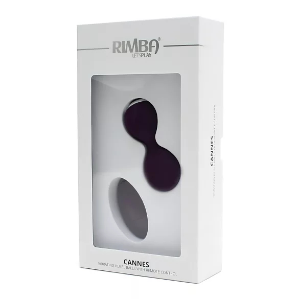 Rimba - œuf vibrant sans fil rechargeable - violet