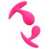 Rimba Copenhagen - plug anal set - rose - lot de 2