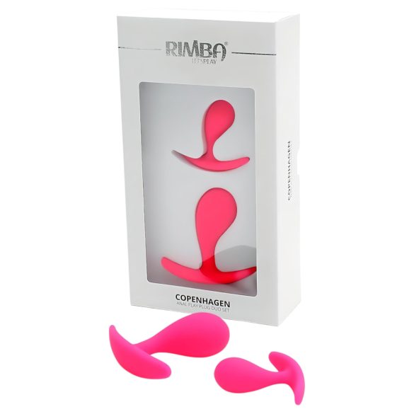 Rimba Copenhagen - plug anal set - rose - lot de 2