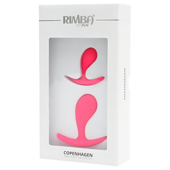Rimba Copenhagen - plug anal set - rose - lot de 2
