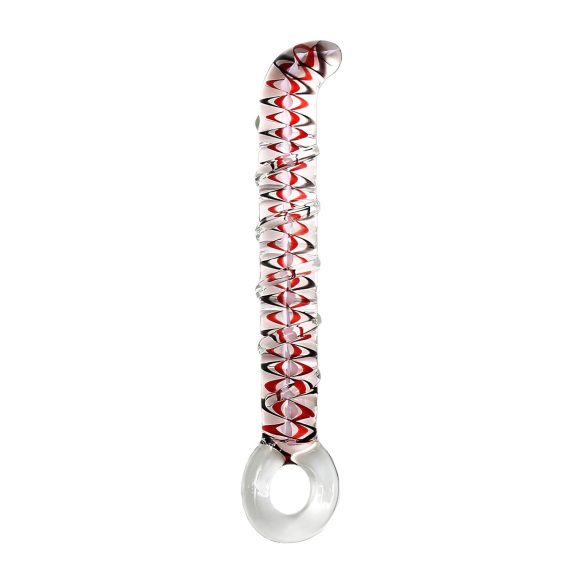Rimba Sammy - Godemiché en verre transparent motif G-point