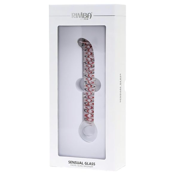 Rimba Sammy - gode ceinture verre G-spot - transparent motif