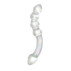 Rimba Xena - double dildo en verre (transparent)