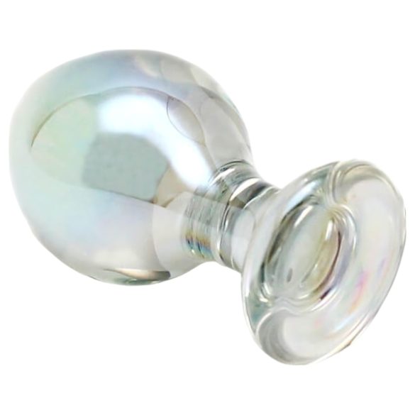 Rimba Zelda - plug anal conique - verre transparent