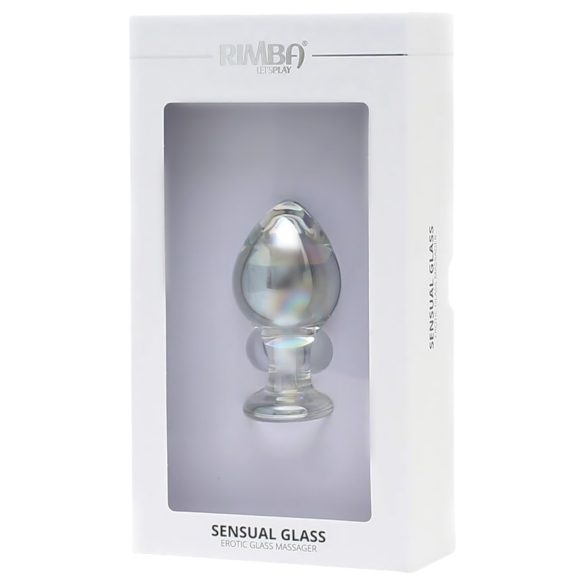 Rimba Zelda - plug anal conique - verre transparent