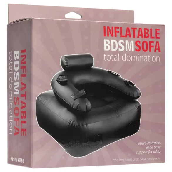 Inflatable Fun - canapé BDSM gonflable - noir