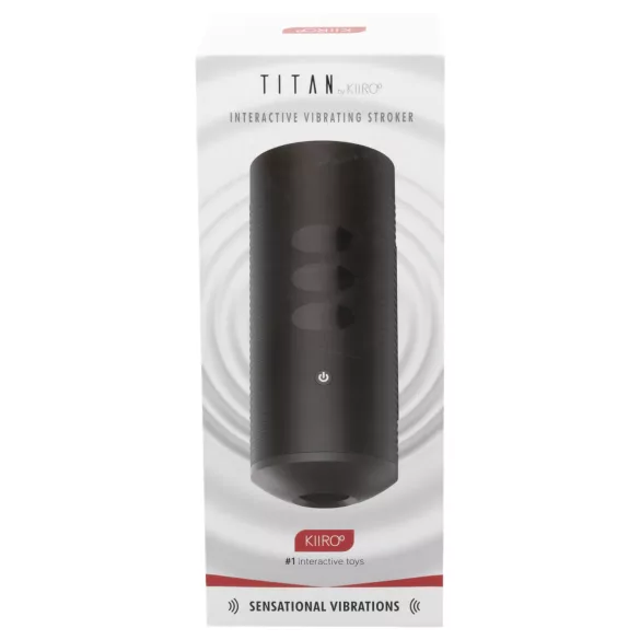 Kiiroo Titan - masturbateur interactif pour homme - noir