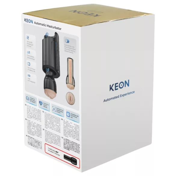 Kiiroo Keon - masturbateur automatique connecté WiFi - accessoire noir