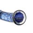 Gildo Verre No. 5 - dildo spirale transparent-bleu