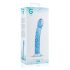 Gildo Verre No. 5 - dildo spirale transparent-bleu
