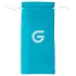 Gildo Glass No. 5 - godemichet en verre spirale - transparent bleu